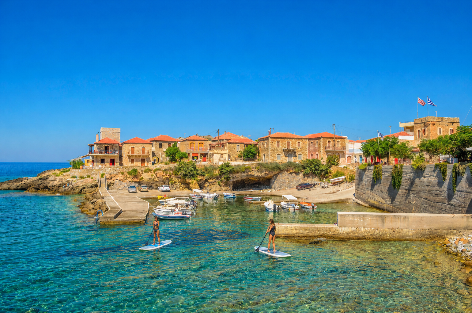 8 Days Paddleboarding along the Peloponnese with JSup — 4