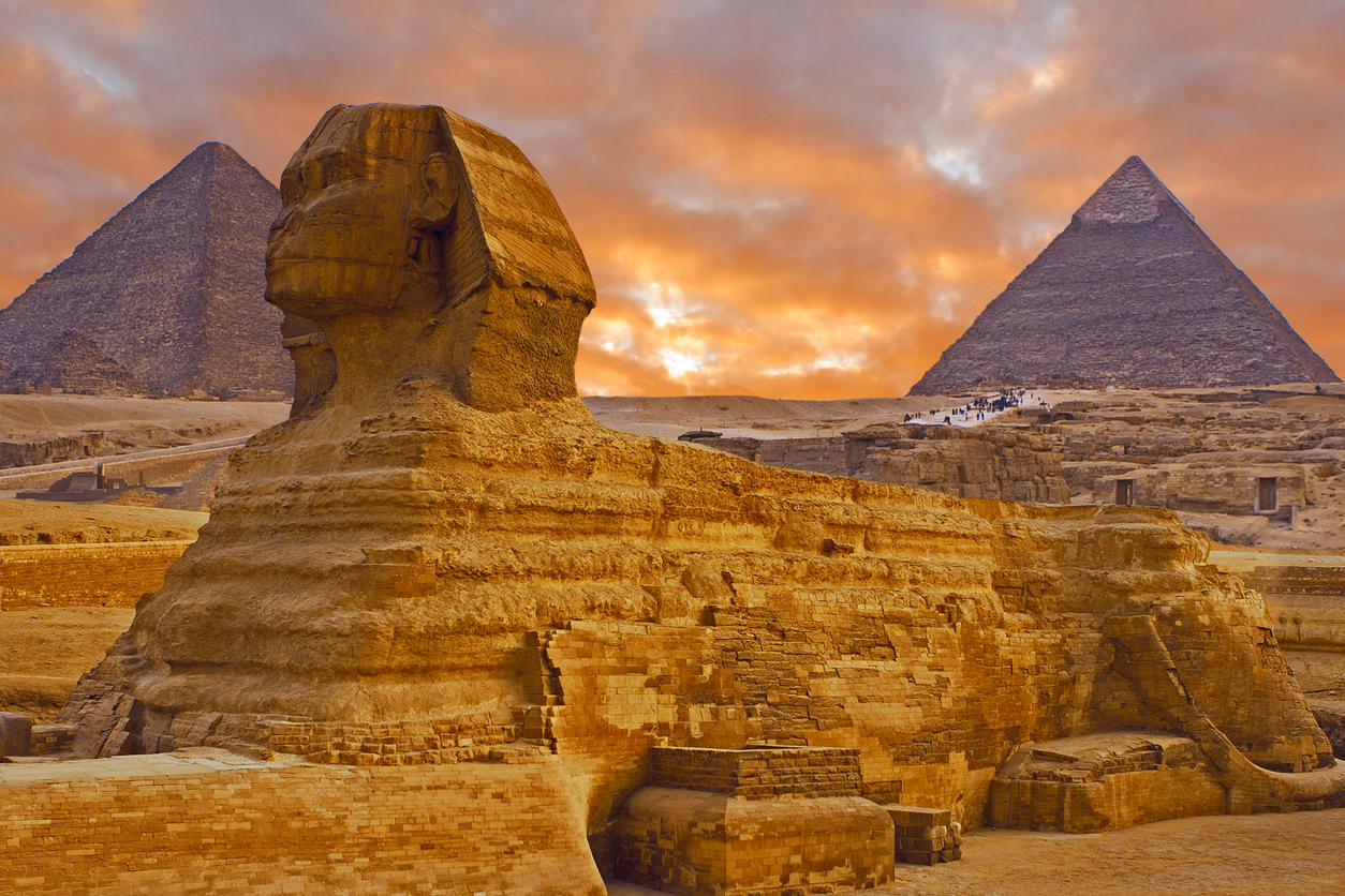 Sphinx and The Great Pyramids of Giza