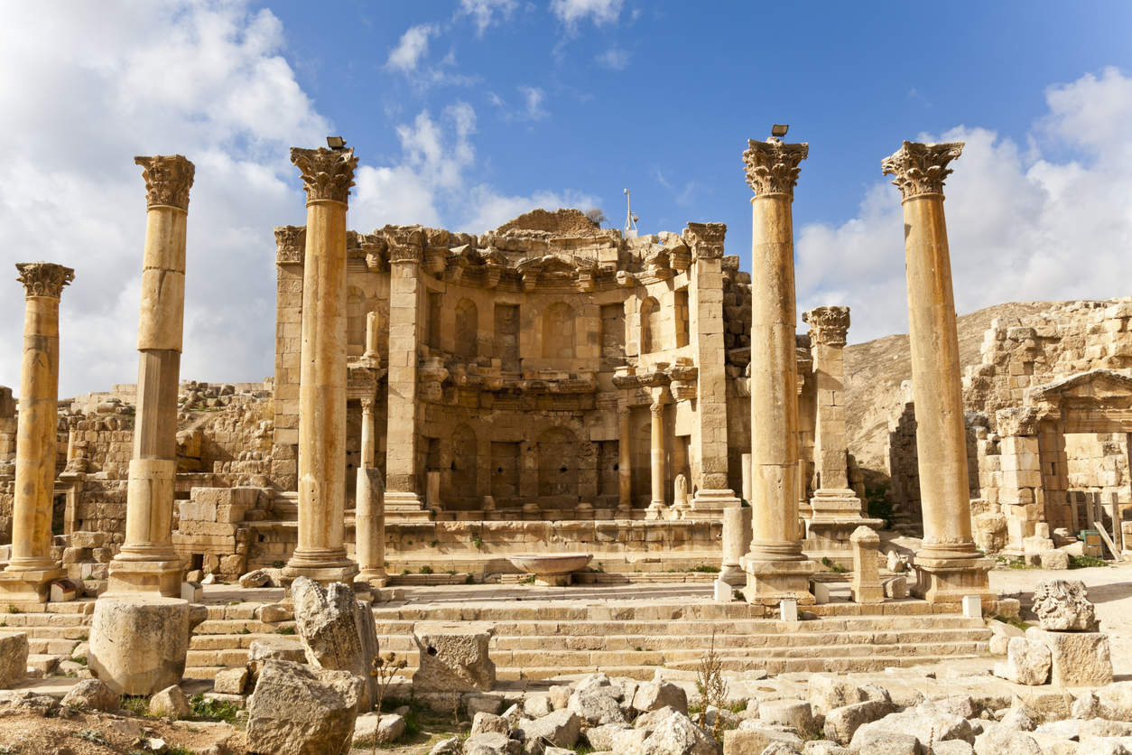 The ancient city of Jerash