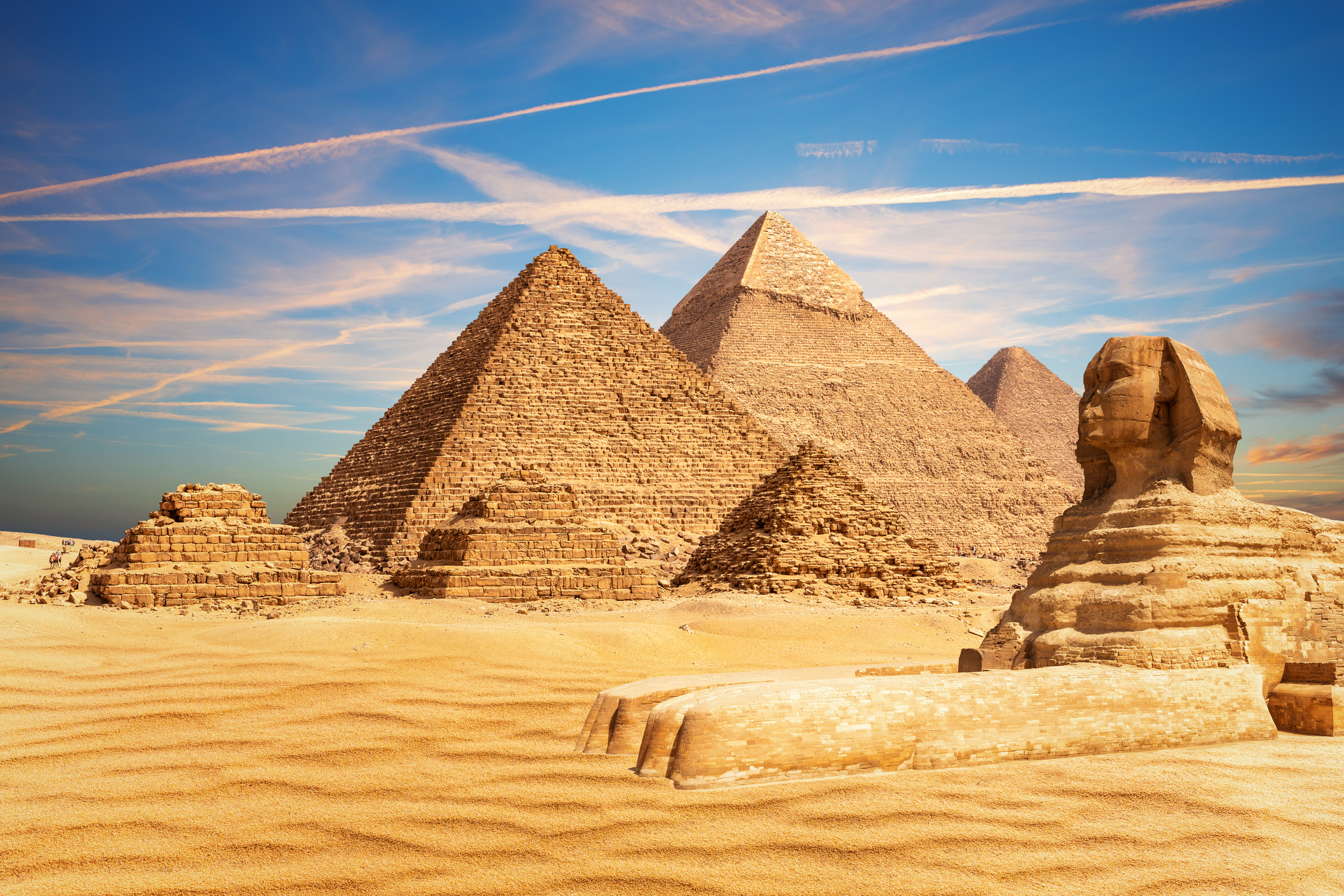 Pyramids and the enigmatic Sphinx