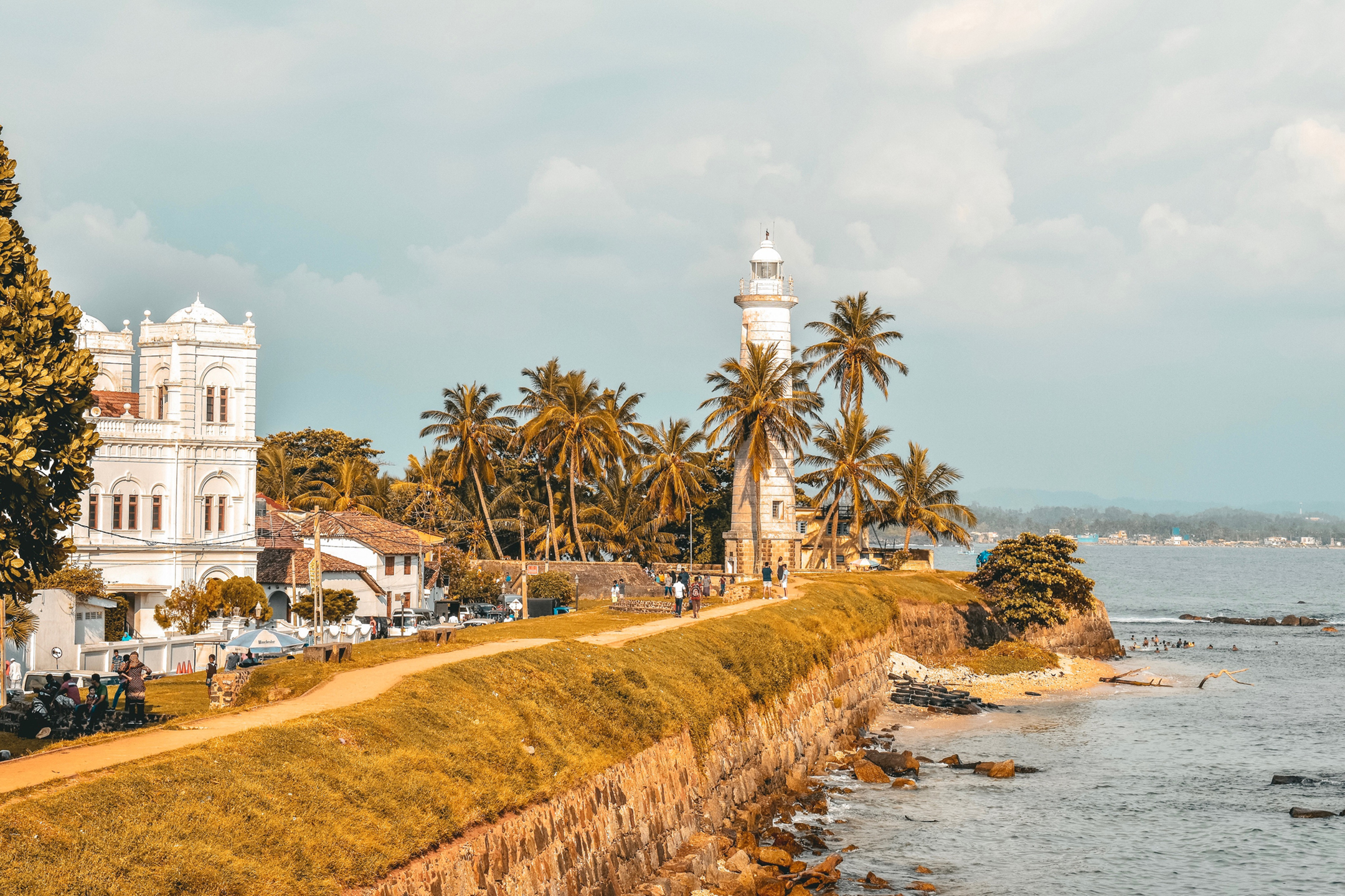 Galle Lighthouse in Southern Sri Lanka