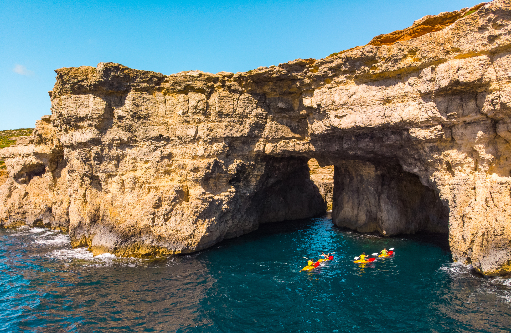 Kayaking in Malta