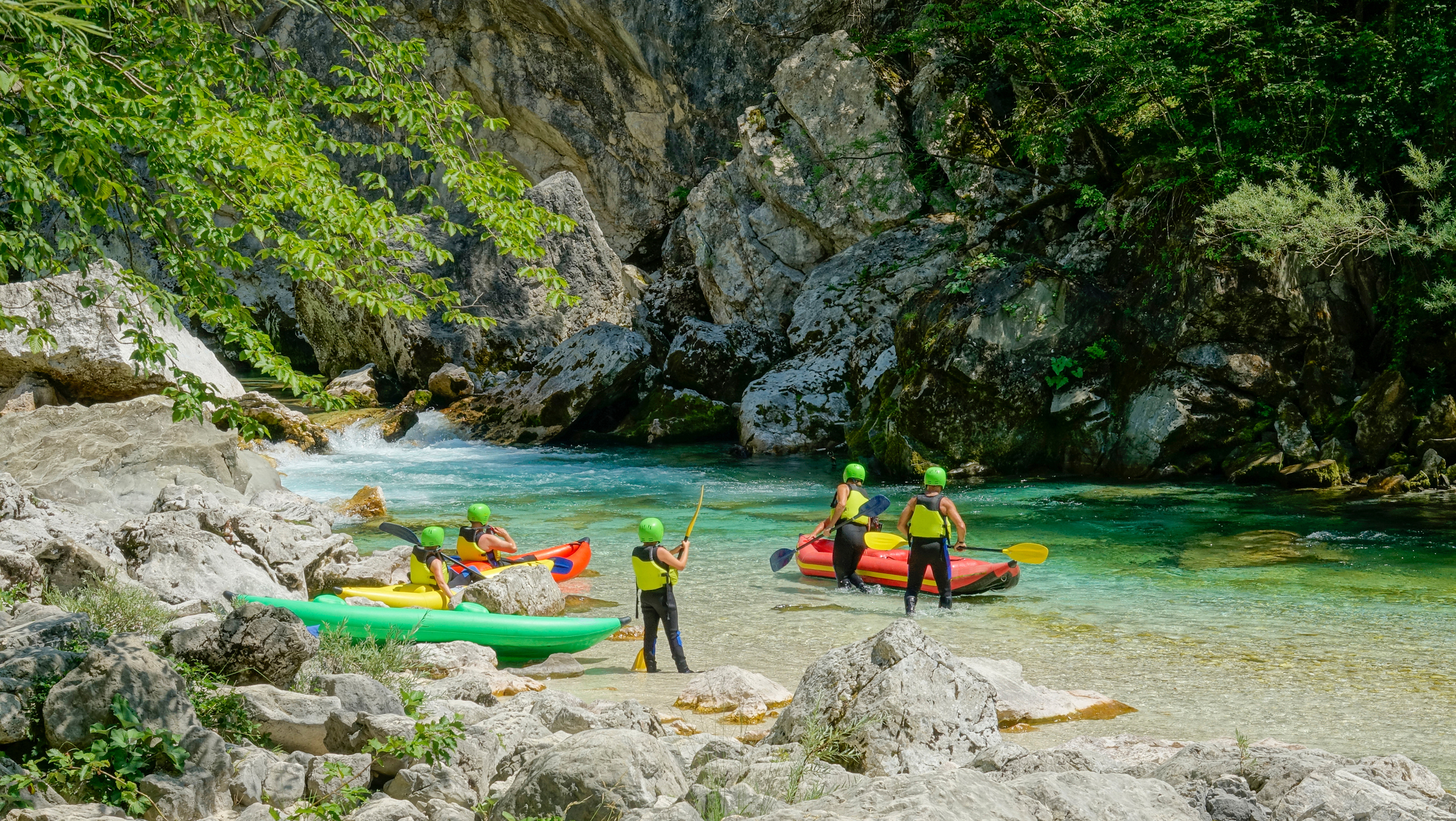 Kayaking in Slovenia