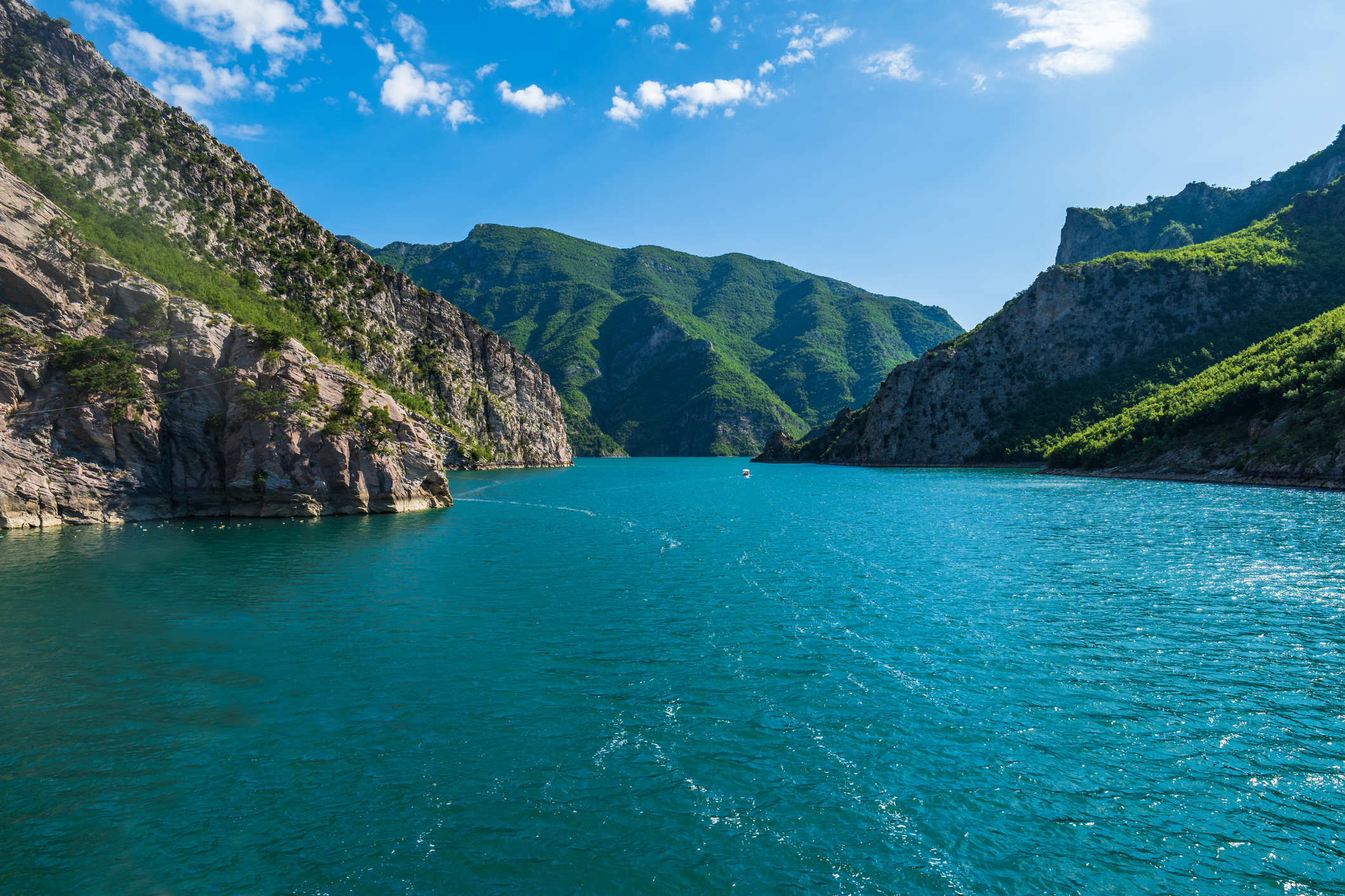 Komani Lake near Fierze