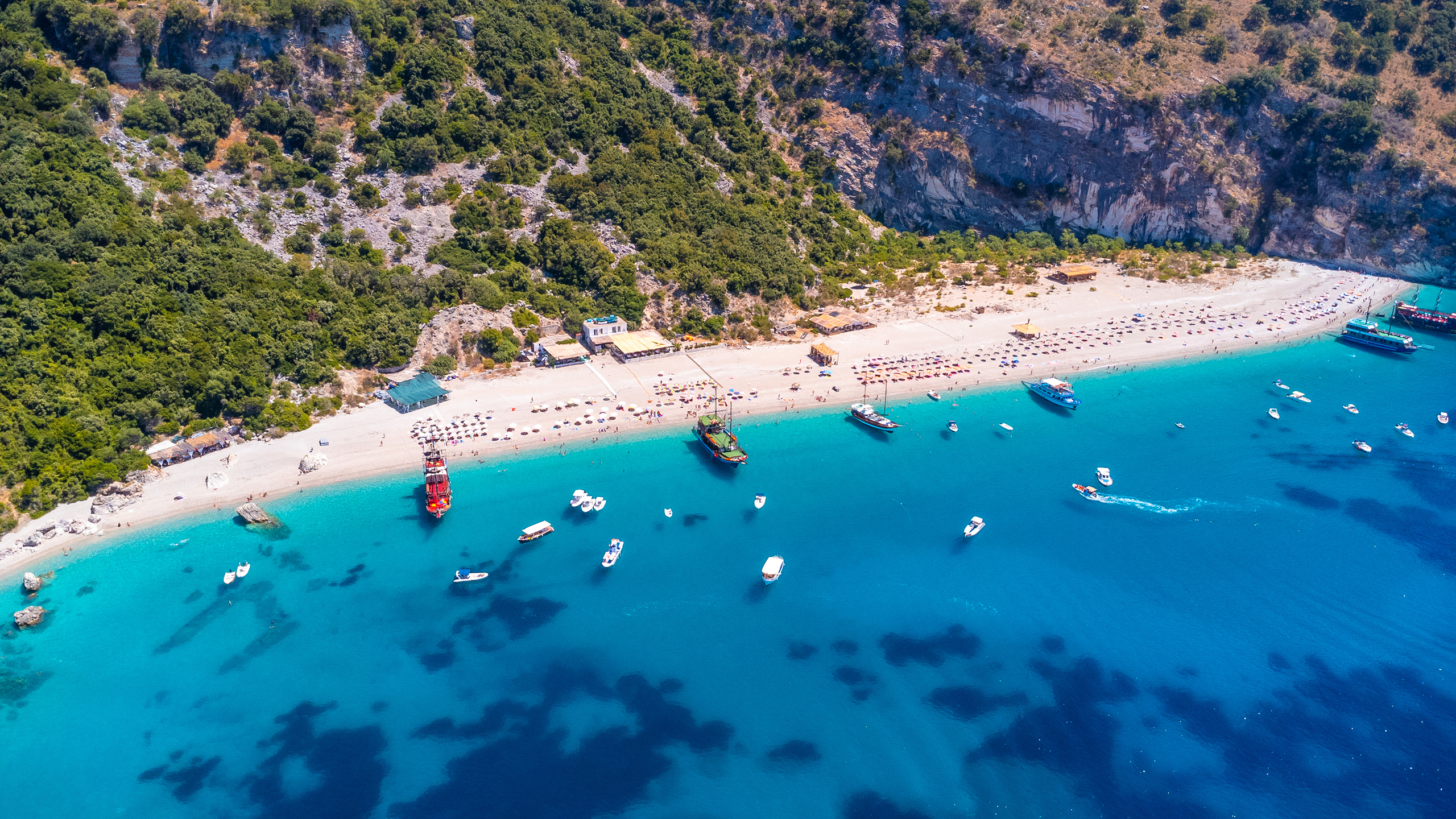 Kroreza Beach on the Albanian Riviera