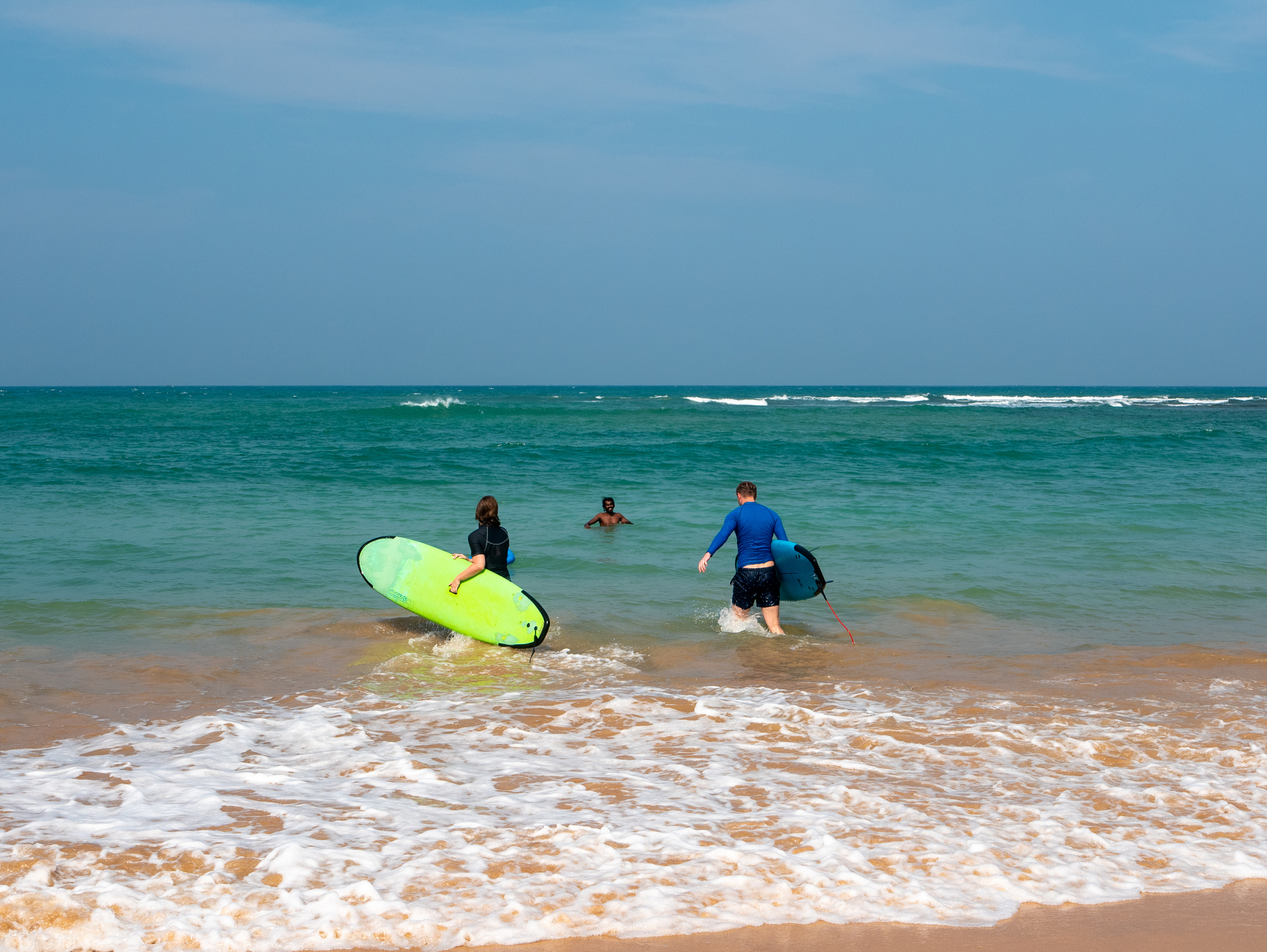 Learning to Surf in Hikkaduwa