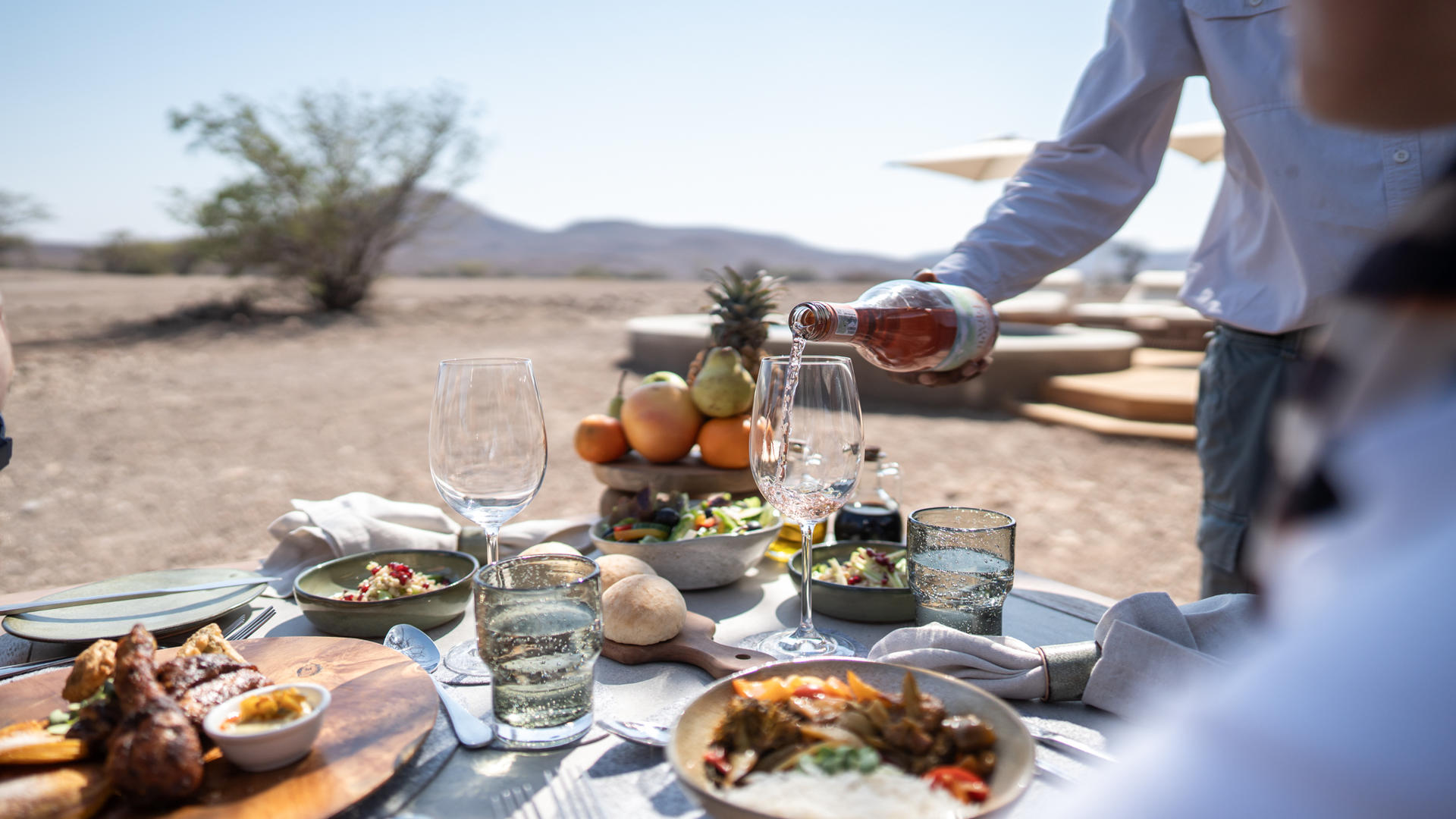 Lunch at Wilderness Desert