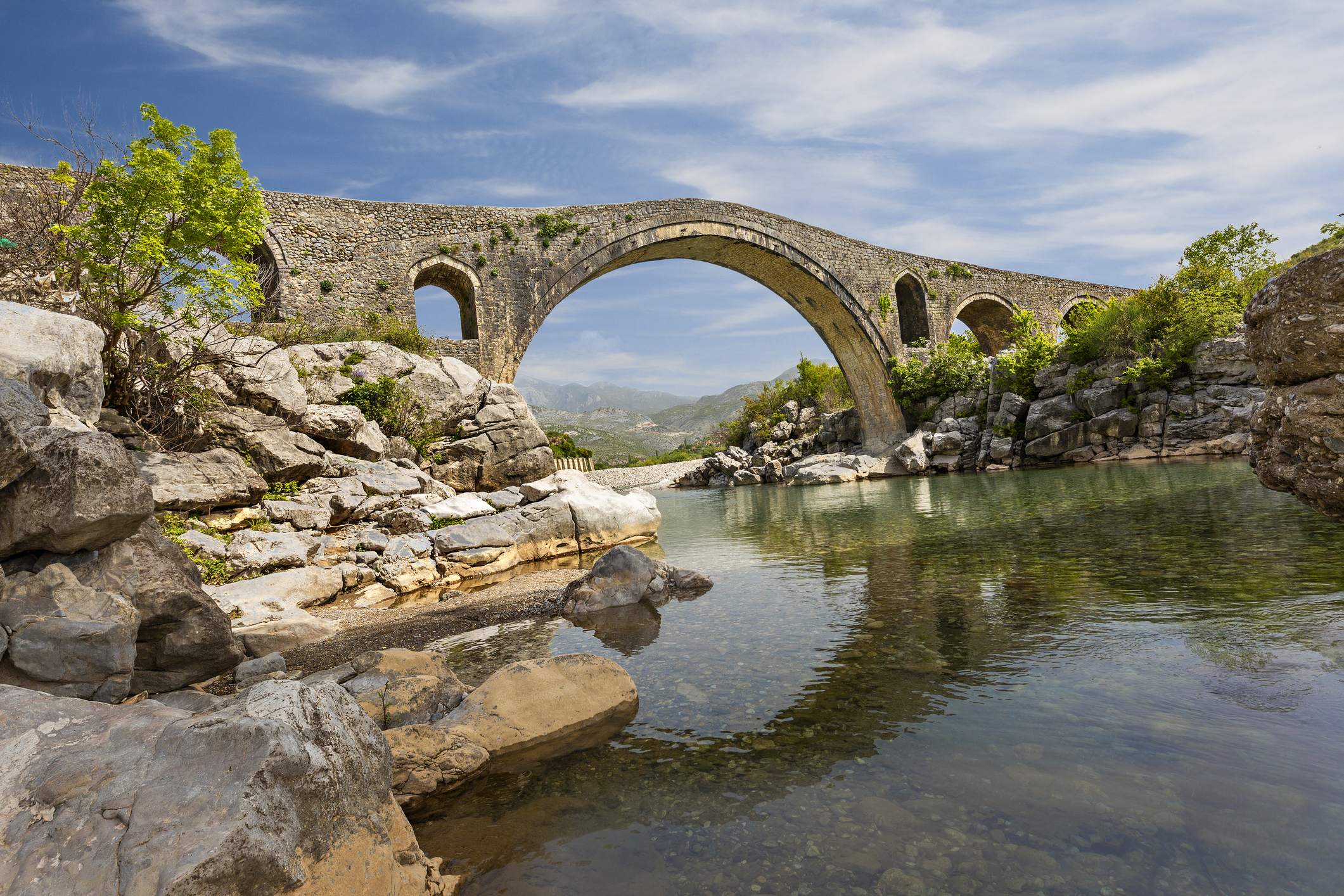 Mesi Bridge in Shkoder