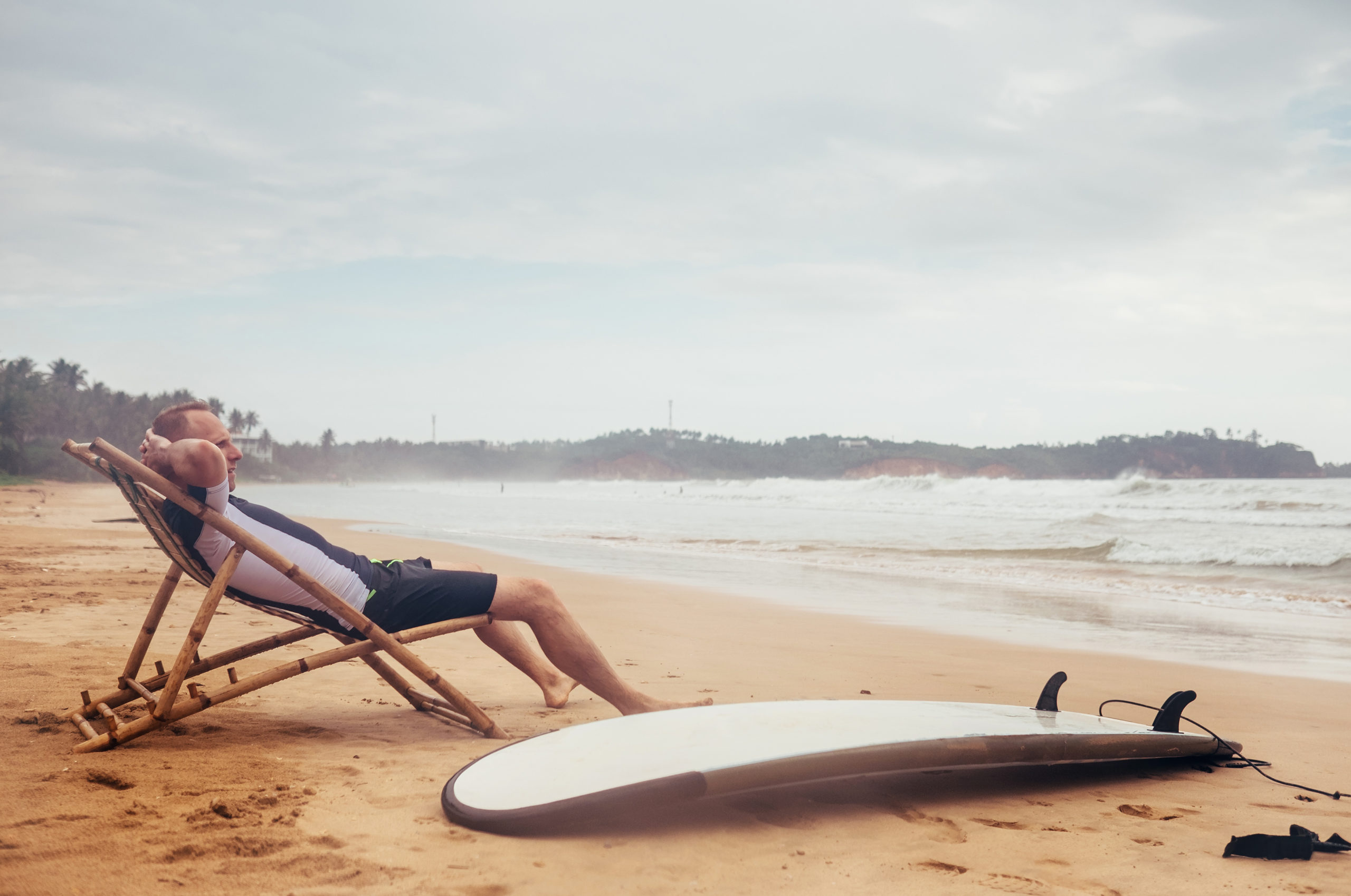 Taking a break from the surfing