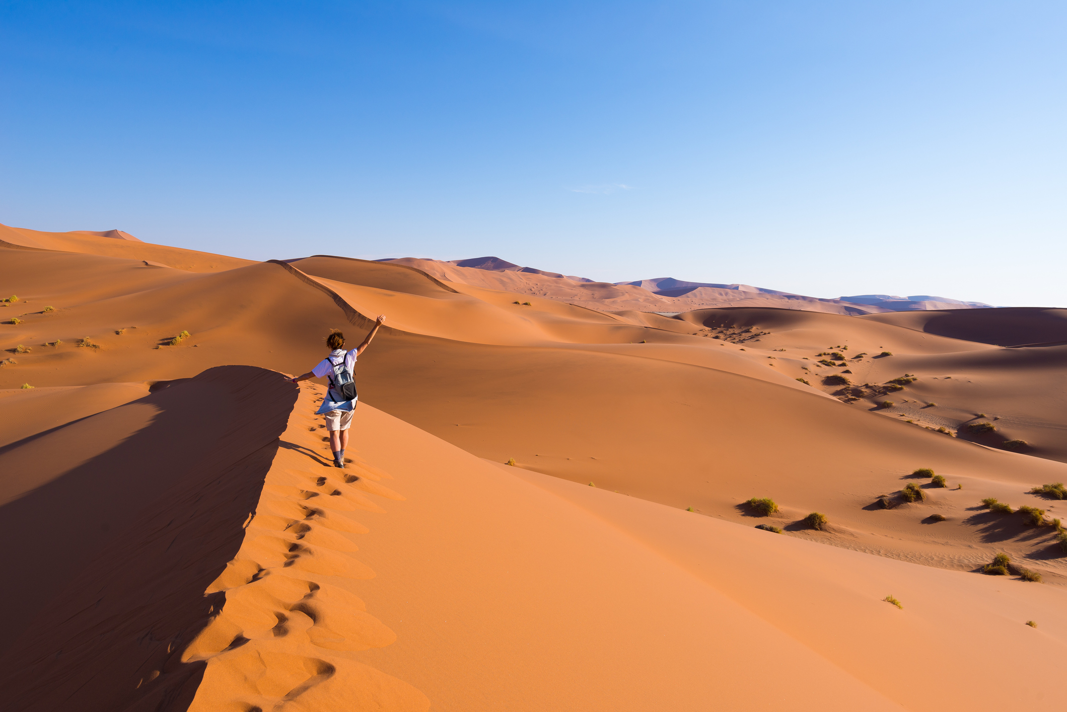 The sand dunes if Namibia