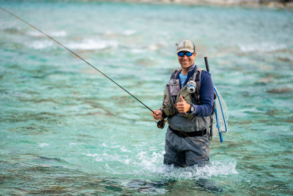 Thumbs up for fishing in Slovenia