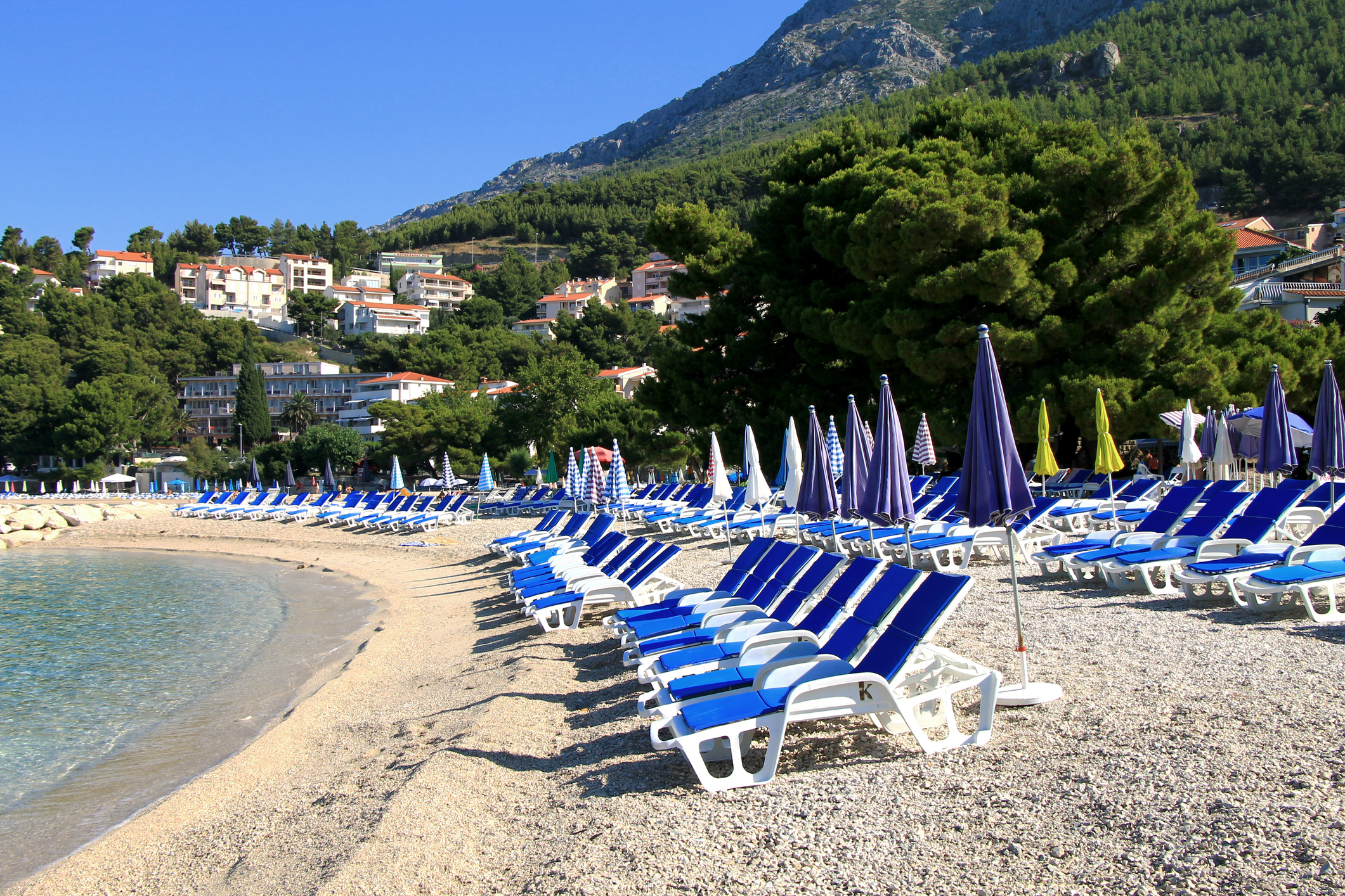 Beach at Baska Voda.