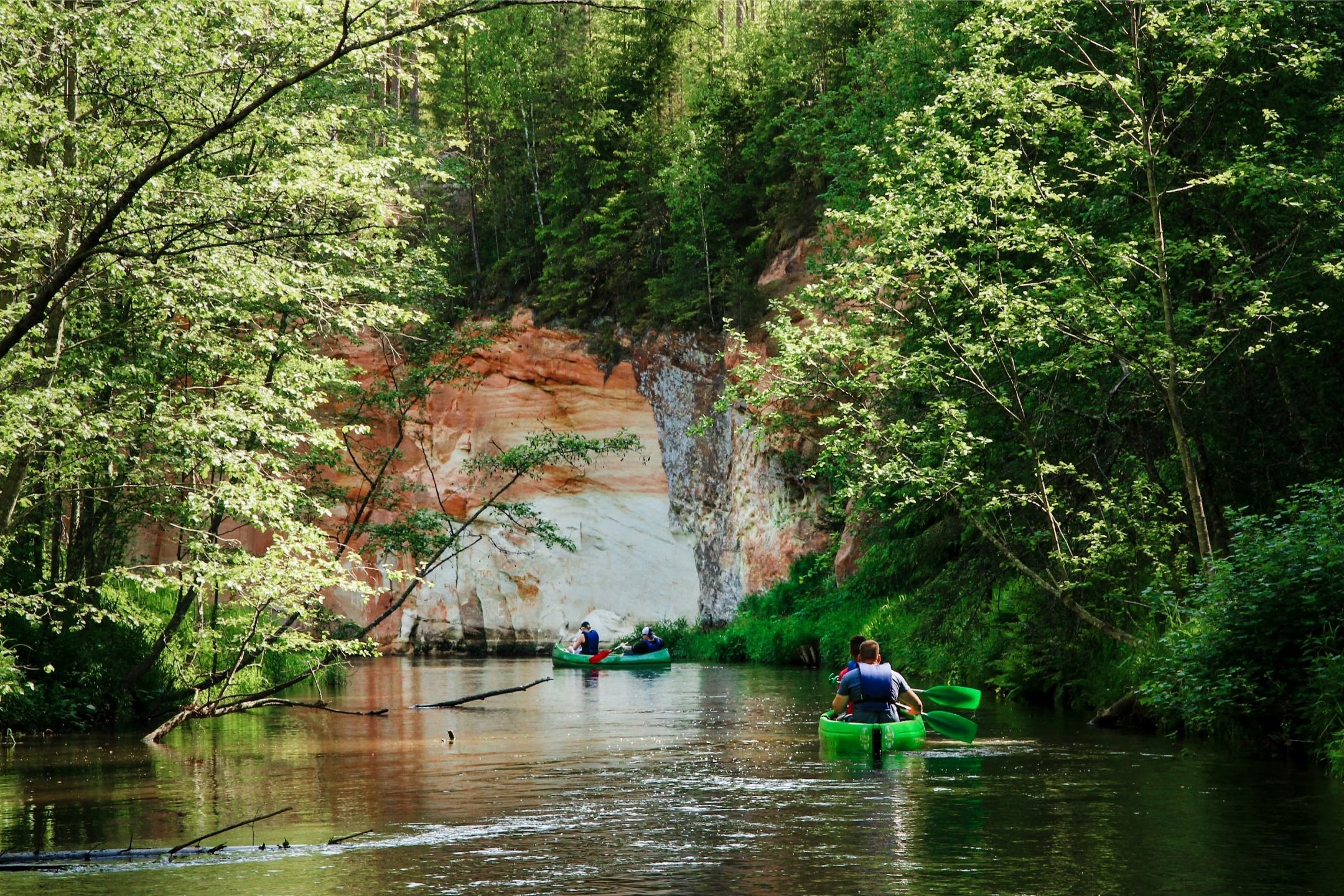 Canoeing on Ahja river - Katrin Laurson