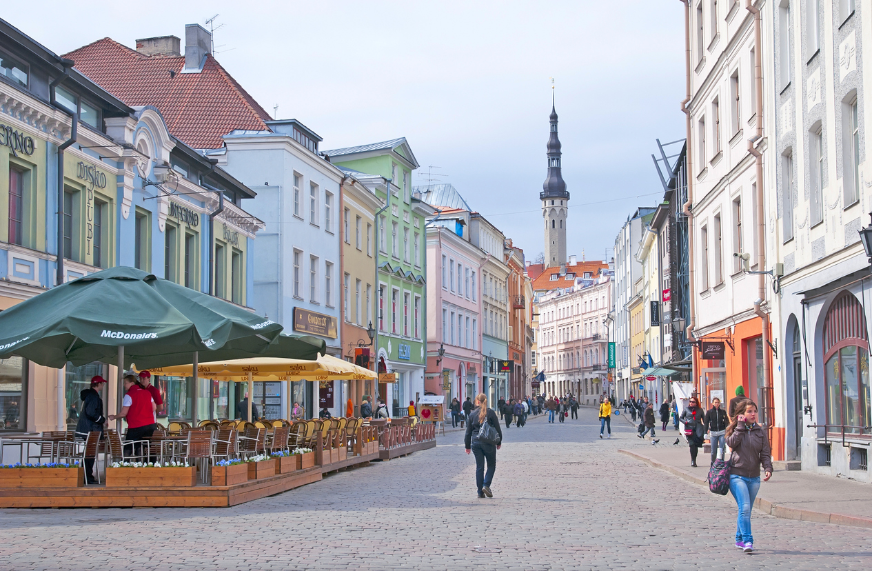 Tallinn Estonia on Viru Street