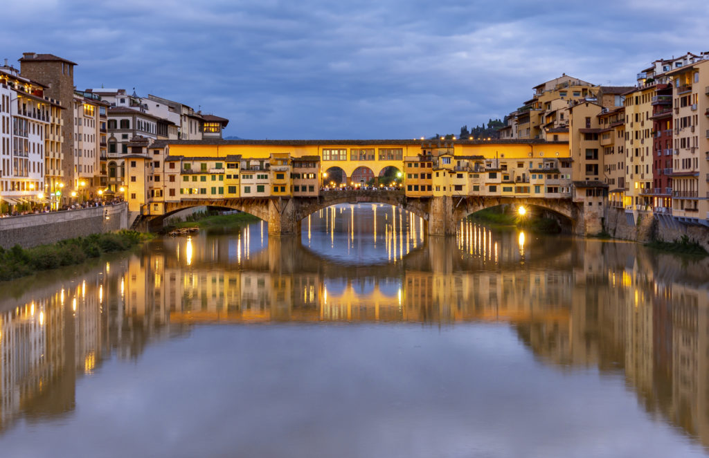 The Ponte Vecchio bridge