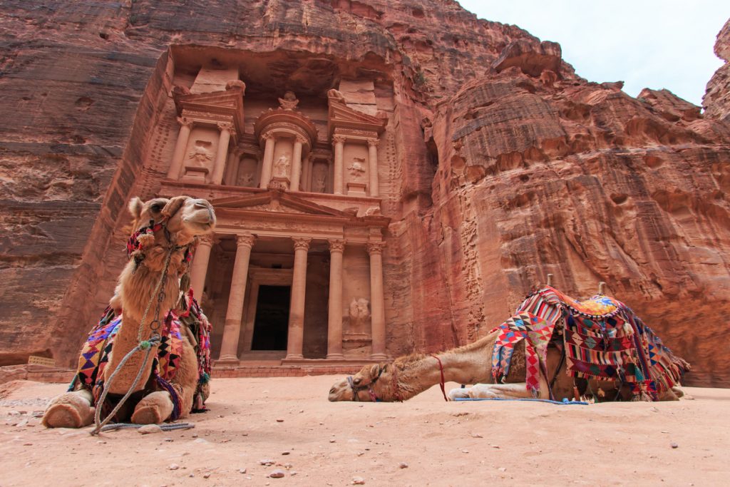 The treasury in Petra