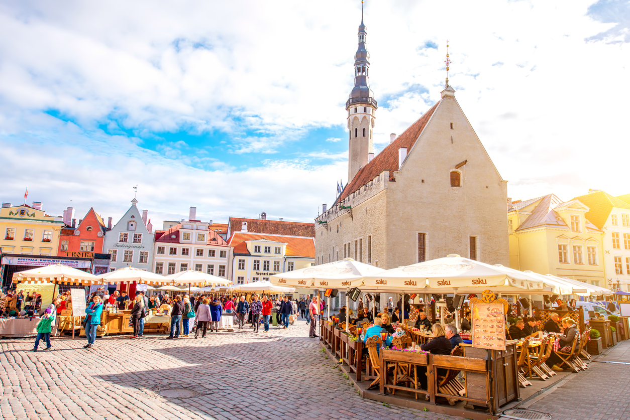 Town hall square in Tallinn