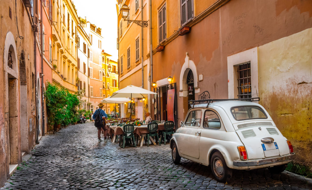 Cosy street in Rome