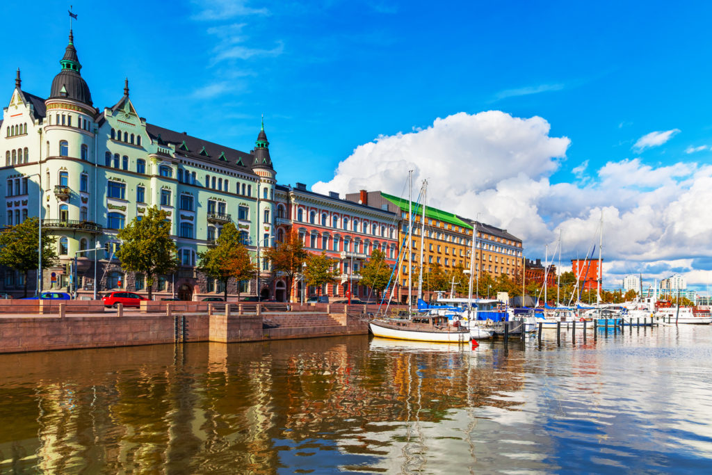 Old Town pier in Helsinki