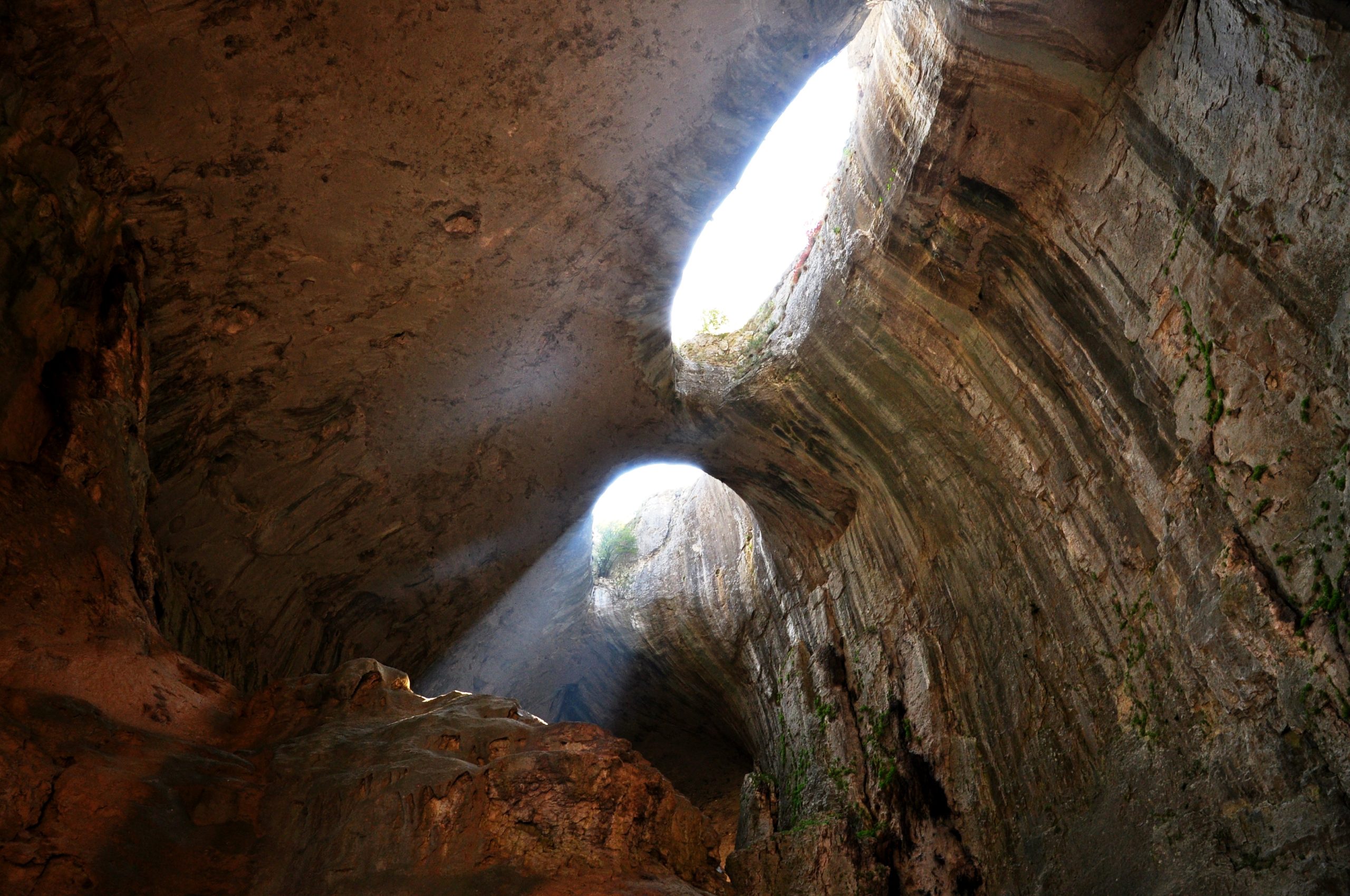 Prohodna cave or the Eyes of God