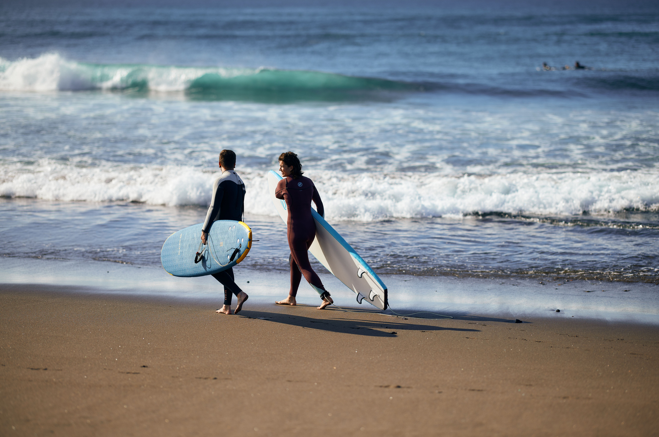 Surfing-After-A-Surf-Lesson-in-Peniche