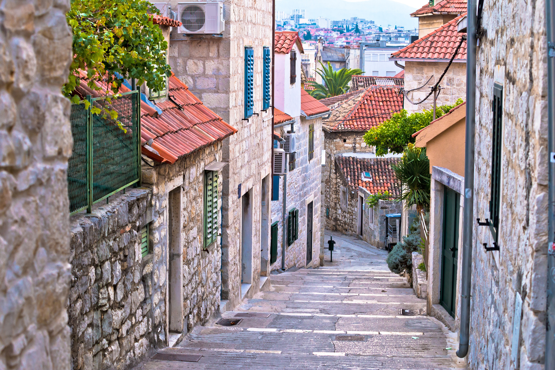 Old stone street of Split