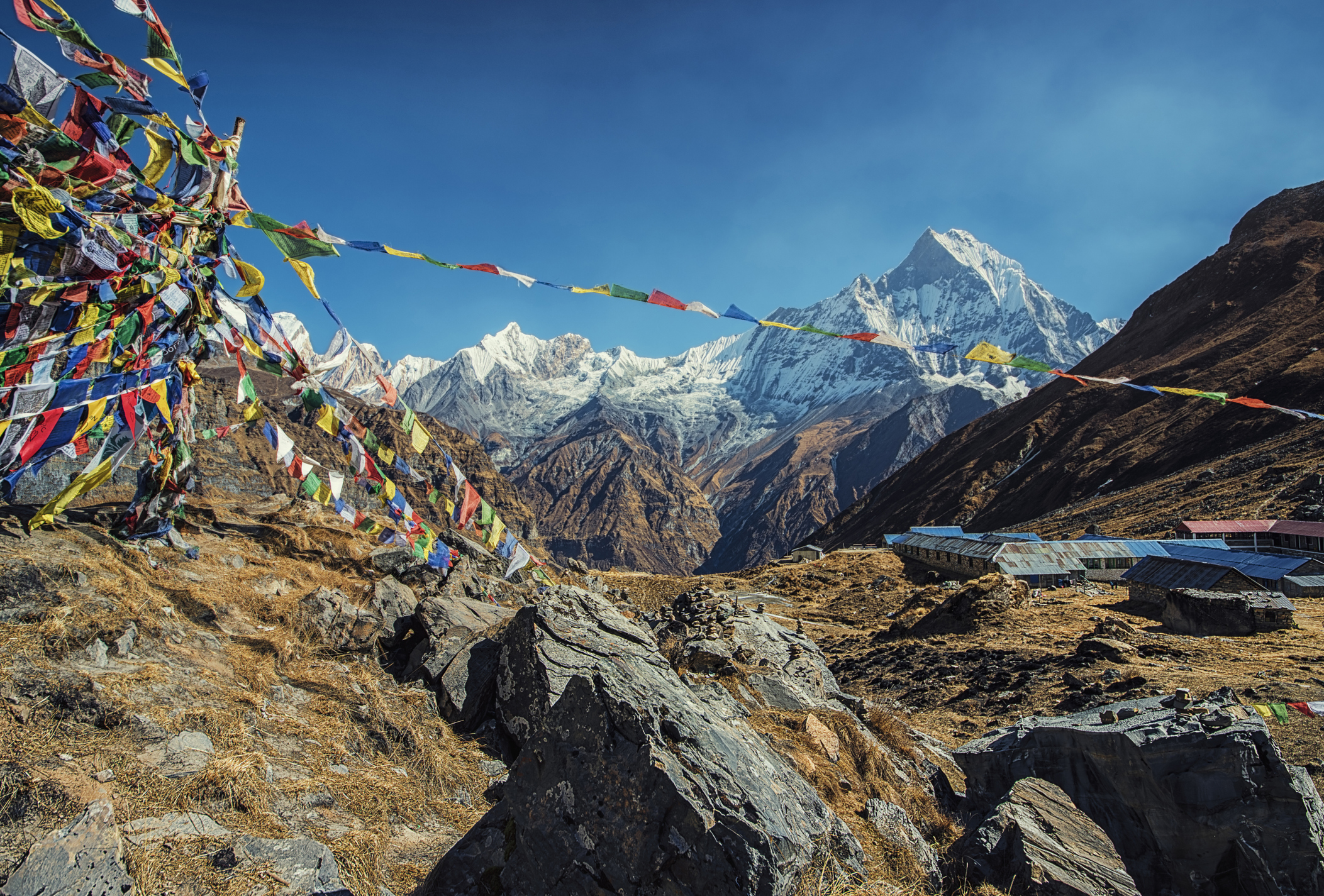 Annapurna base camp in Nepal