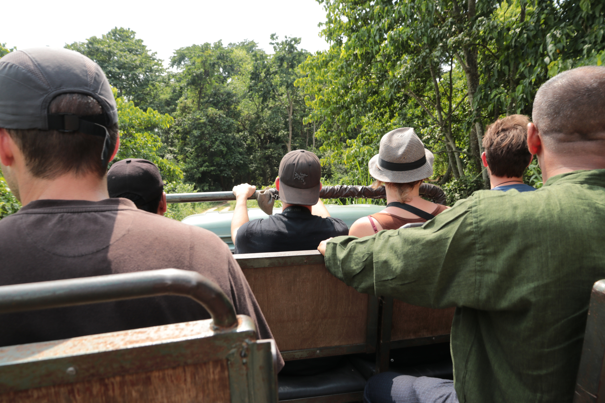 Jeep safari in Chitwan national park, Nepal