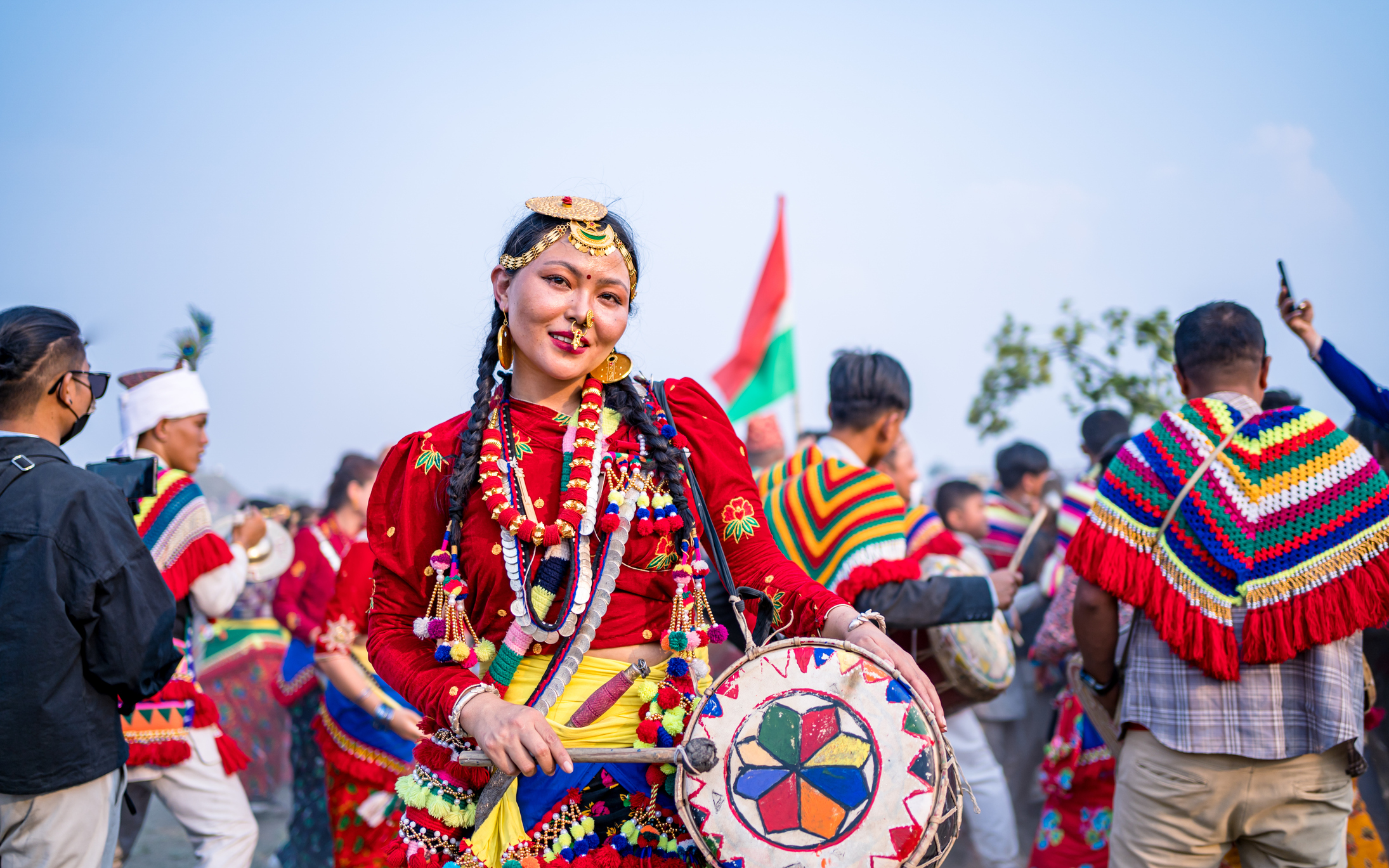 Sakela Ubhauli festival in Kathmandu