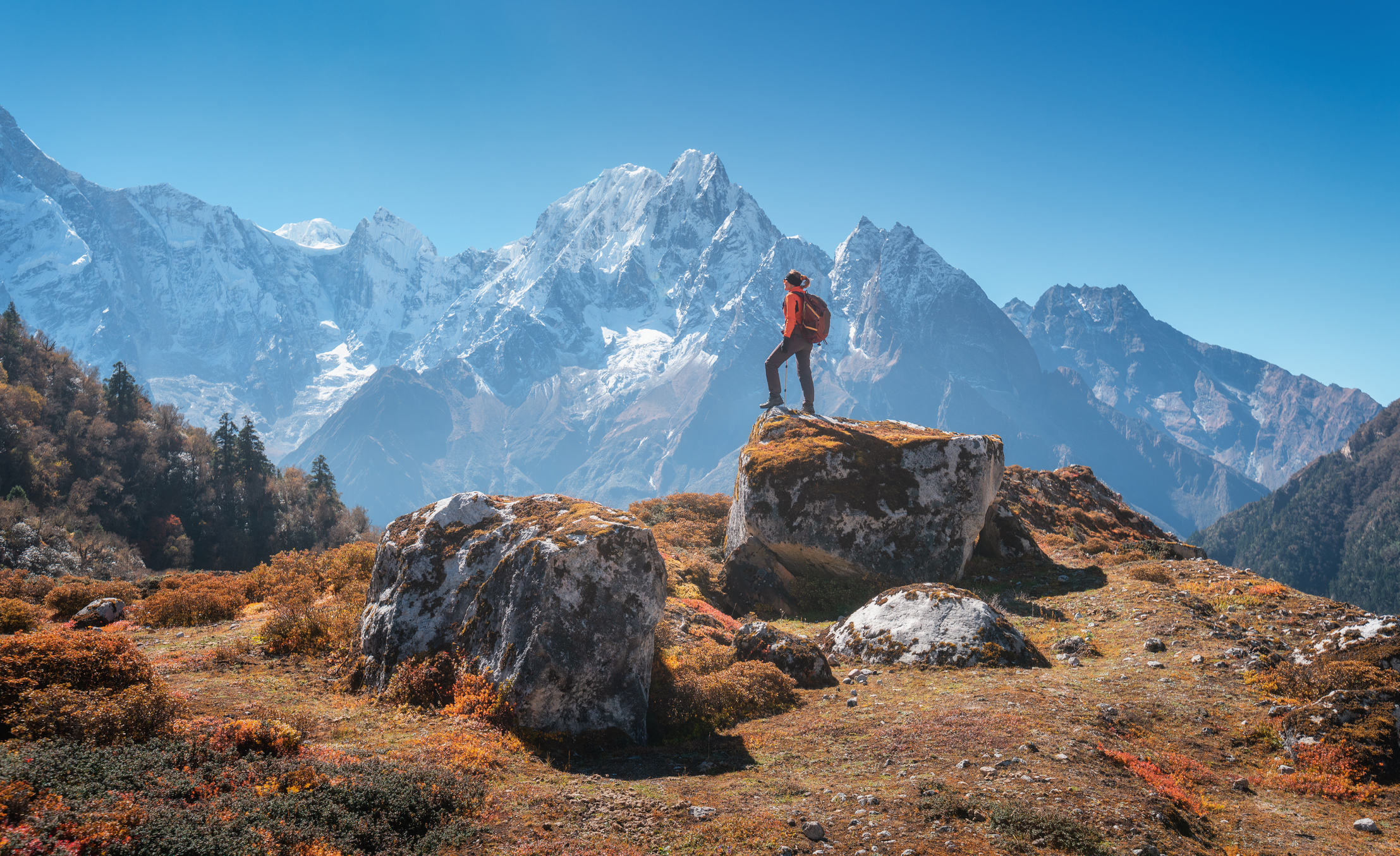Trekking out in Nepal